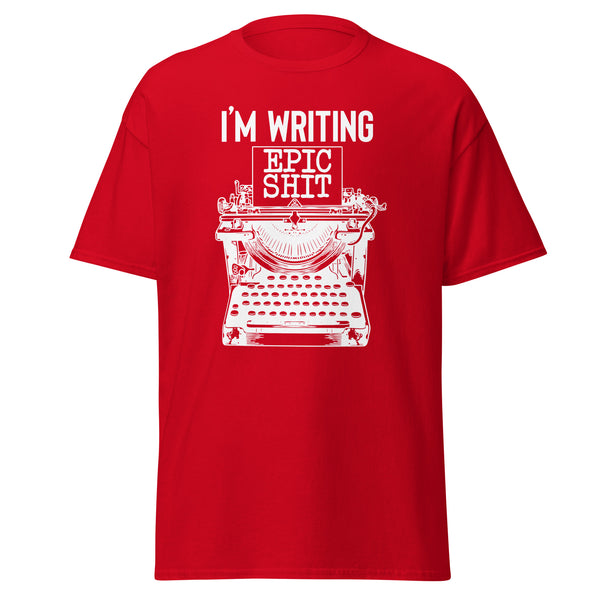 T-Shirt Classic - Writing Epic Shit white ein Produkt von SCHIETKRAM