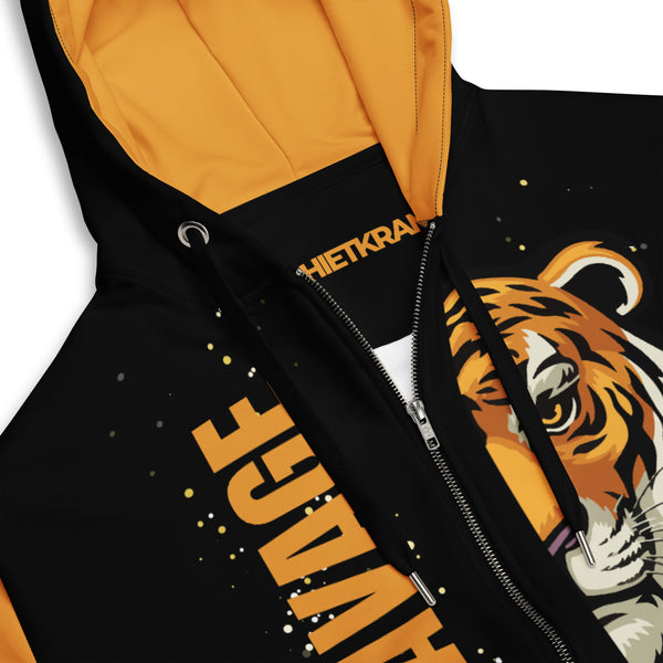 Zip-Hoodie Allover-Print - Savage ein Produkt von SCHIETKRAM