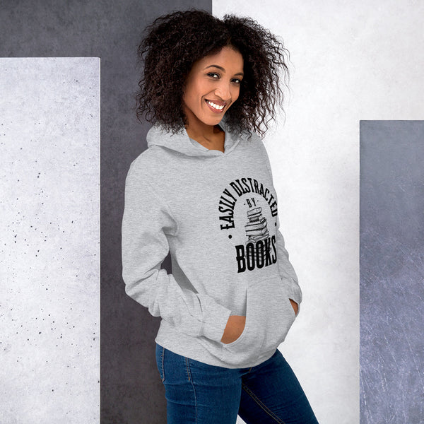 Hoodie Classic - Easily distracted by Books black ein Produkt von SCHIETKRAM