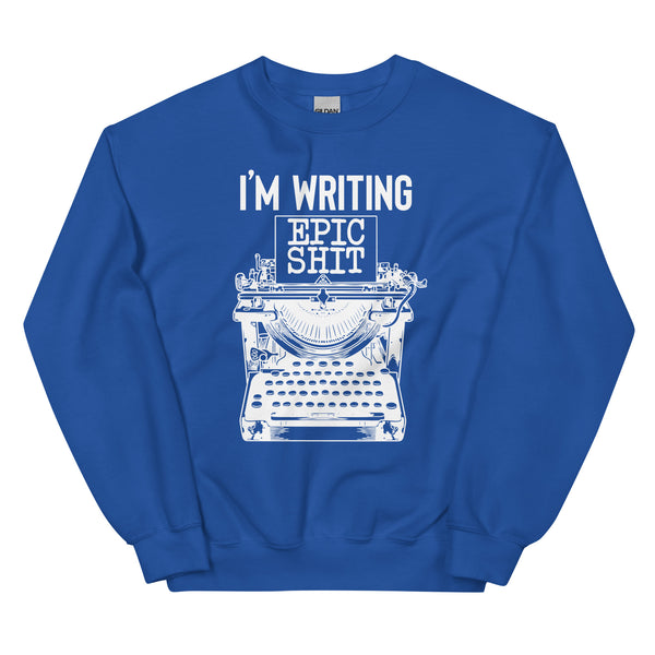 Sweatshirt - Writing Epic Shit white ein Produkt von SCHIETKRAM