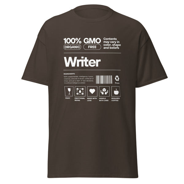 T-Shirt Classic - Writer white ein Produkt von SCHIETKRAM