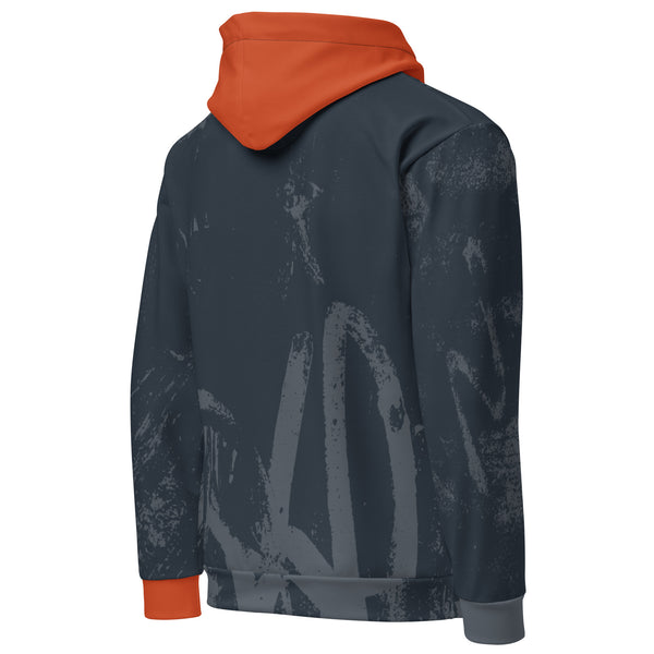 Allover Print Hoodie - Grunge one ein Produkt von SCHIETKRAM