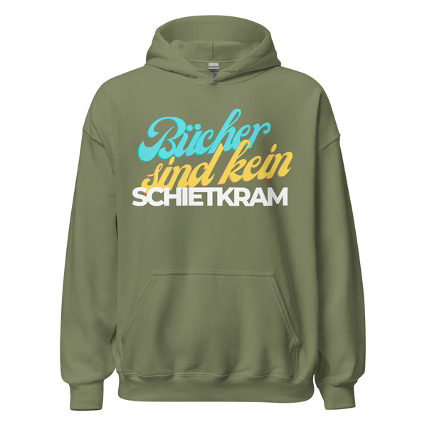 Hoodie Classic - Bücher sind kein Schietkram white ein Produkt von SCHIETKRAM