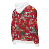 Zip-Hoodie Allover-Print - Crazy Christmas ein Produkt von SCHIETKRAM