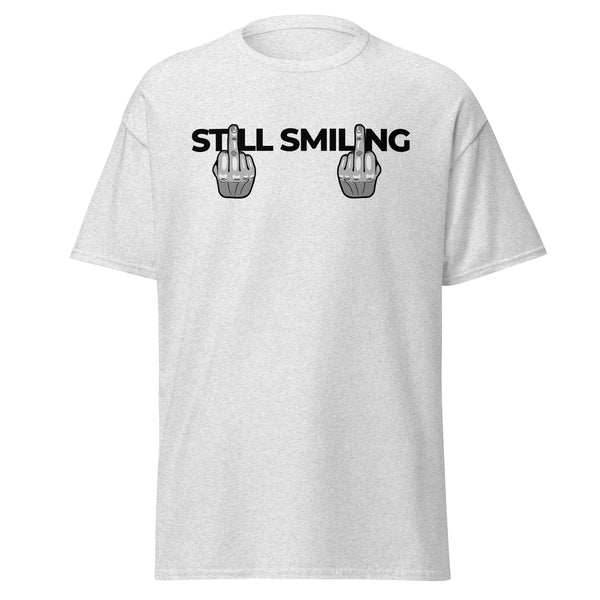 T-Shirt Classic - Still Smiling black ein Produkt von SCHIETKRAM