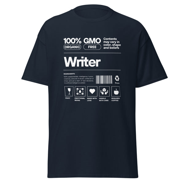 T-Shirt Classic - Writer white ein Produkt von SCHIETKRAM