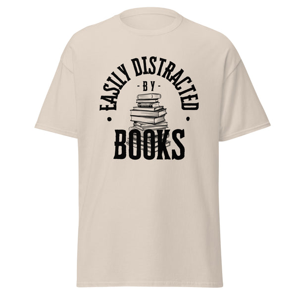 T-Shirt Classic - Easily Distracted by Books black ein Produkt von SCHIETKRAM