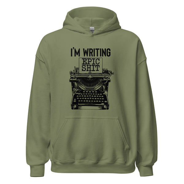 Hoodie Classic - I'm writing epic Shit black ein Produkt von SCHIETKRAM