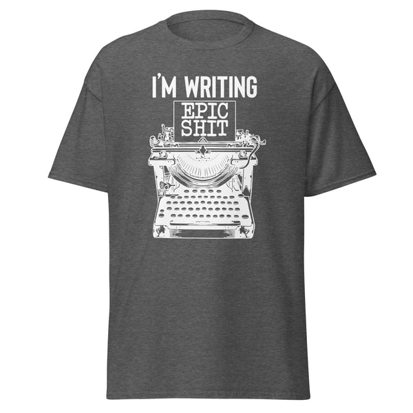 T-Shirt Classic - Writing Epic Shit white ein Produkt von SCHIETKRAM