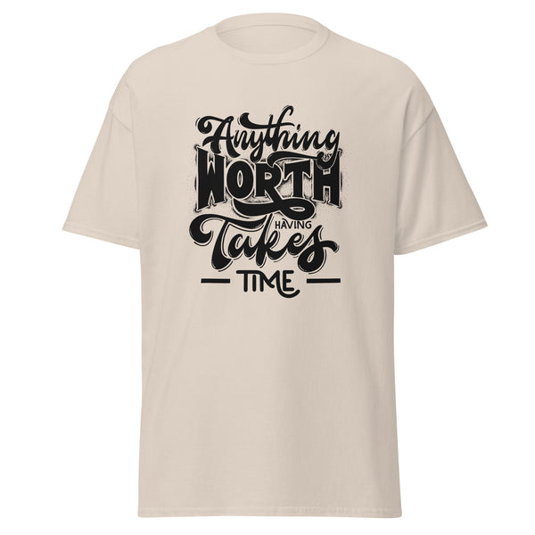T-Shirt Classic - Anything worth having black ein Produkt von SCHIETKRAM