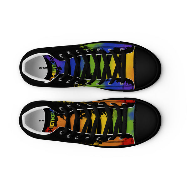 Canvas High-Top Sneaker - Prideballon black by Wanderkraehe ein Produkt von SCHIETKRAM