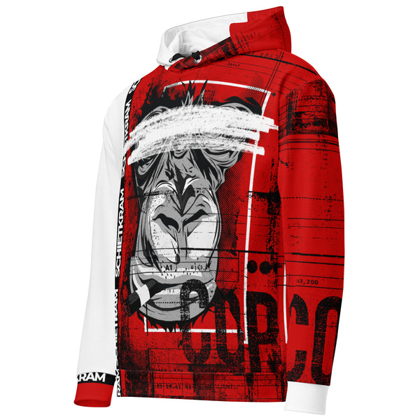 Allover Print Hoodie - Grunge three ein Produkt von SCHIETKRAM