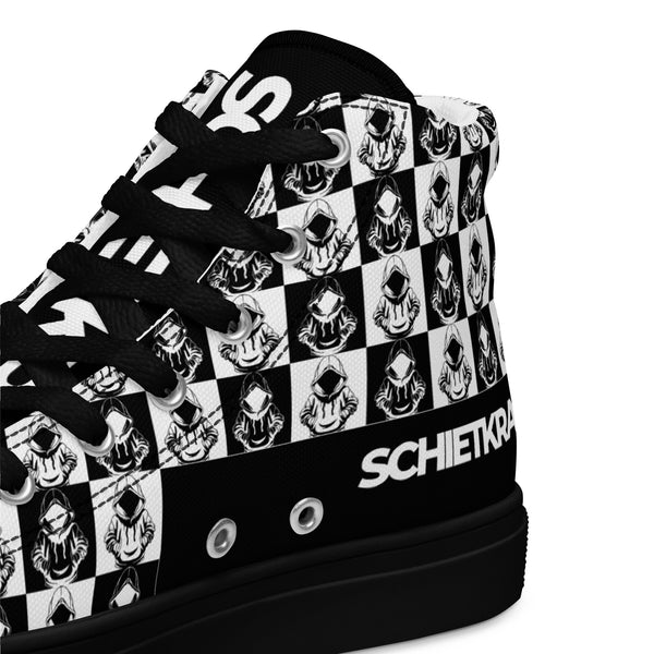 Canvas High-Top Sneaker - Chess dark ein Produkt von SCHIETKRAM