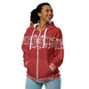 Zip-Hoodie Allover-Print - Weihnachten Tres Chic ein Produkt von SCHIETKRAM