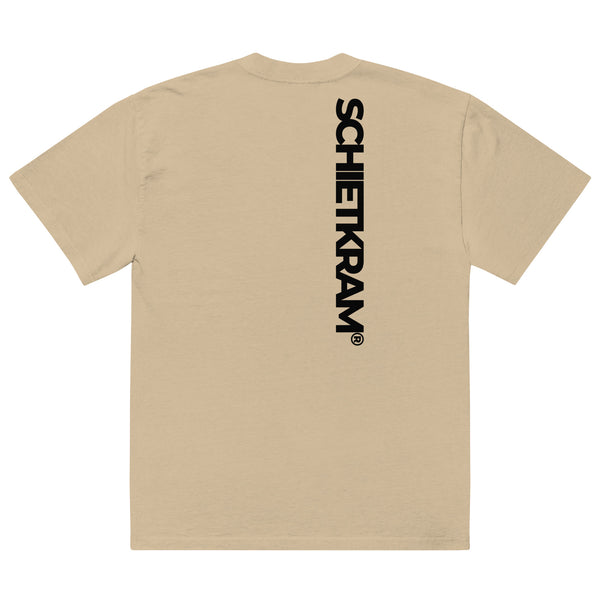 Oversized faded T-shirt - SCHTKRM black ein Produkt von SCHIETKRAM