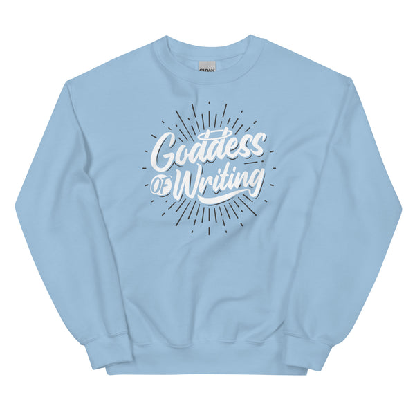 Sweatshirt - Goddess of Writing white ein Produkt von SCHIETKRAM