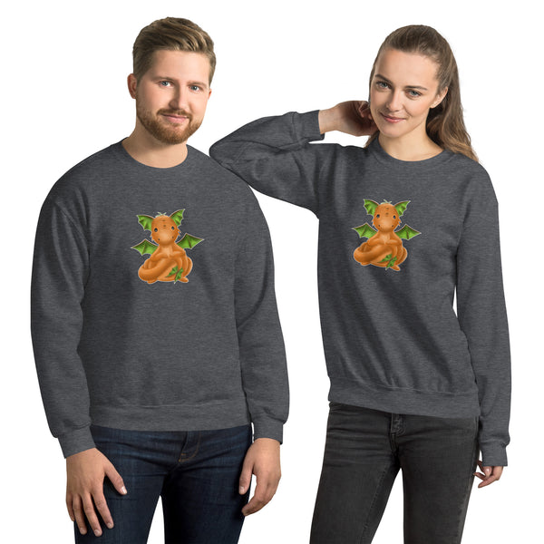 Sweatshirt - Kürben-Drache by Wanderkraehe ein Produkt von SCHIETKRAM