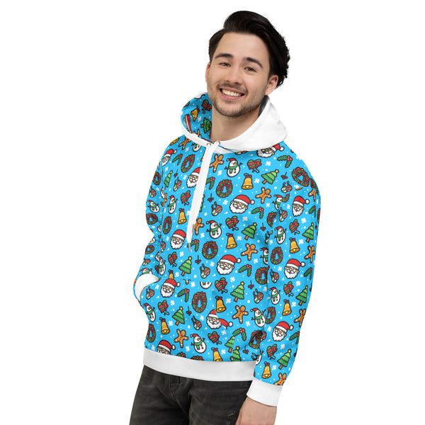 Allover Print Hoodie - Christmas Comic ein Produkt von SCHIETKRAM