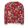 Allover Print Sweatshirt - Crazy Christmas ein Produkt von SCHIETKRAM