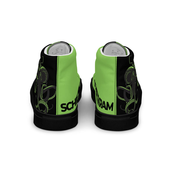 Canvas High-Top Sneaker - Oktopus black ein Produkt von SCHIETKRAM