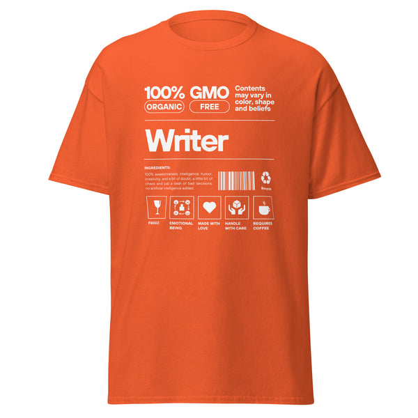 T-Shirt Classic - Writer white ein Produkt von SCHIETKRAM