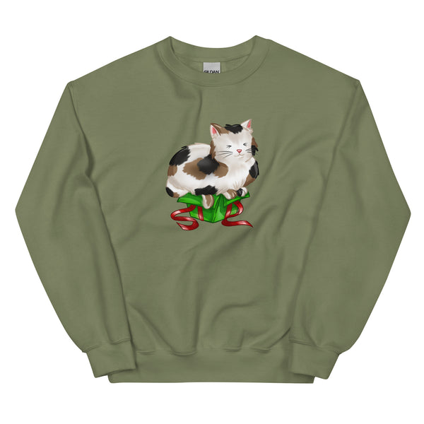 Sweatshirt - Weihnachts-Katze Geschenk by Wanderkraehe ein Produkt von SCHIETKRAM