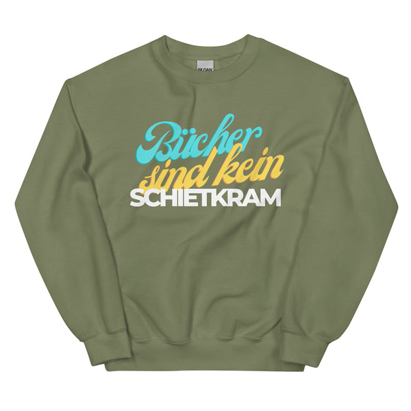 Sweatshirt - Bücher sind kein Schietkram white ein Produkt von SCHIETKRAM