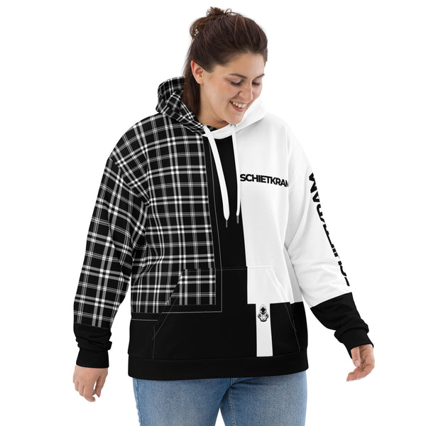 Allover Print Hoodie - Karo ein Produkt von SCHIETKRAM