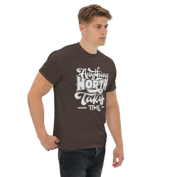 T-Shirt Classic - Anything worth having white ein Produkt von SCHIETKRAM