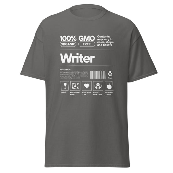 T-Shirt Classic - Writer white ein Produkt von SCHIETKRAM