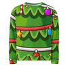 Allover Print Sweatshirt - Weihnachten Tree two ein Produkt von SCHIETKRAM