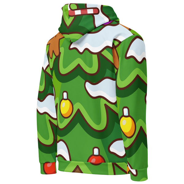 Allover Print Hoodie - Weihnachten Tree one ein Produkt von SCHIETKRAM