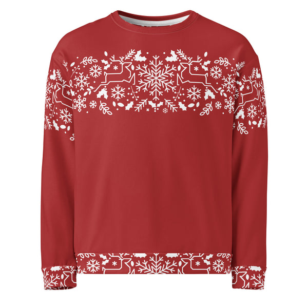 Allover Print Sweatshirt -Weihnachten Tres Chic ein Produkt von SCHIETKRAM
