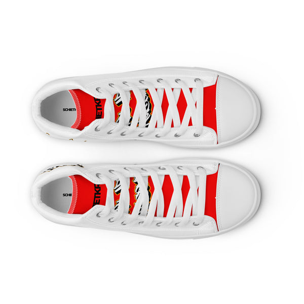 Canvas High-Top Sneaker -Just be yourself white ein Produkt von SCHIETKRAM