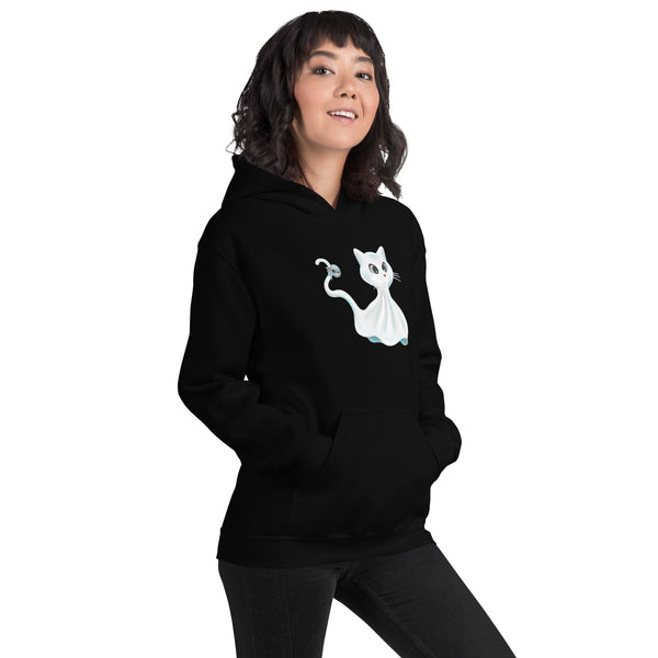 Hoodie Classic - Ghost Cat by Wanderkraehe ein Produkt von SCHIETKRAM
