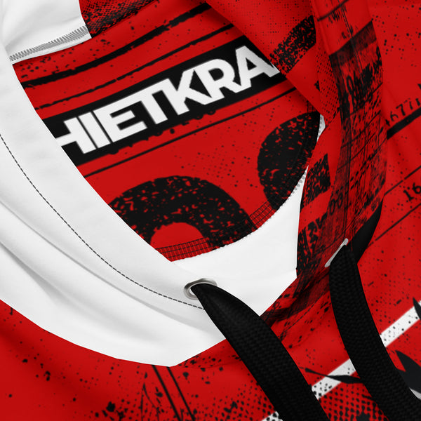 Allover Print Hoodie - Grunge three ein Produkt von SCHIETKRAM