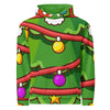 Allover Print Hoodie - Weihnachten Tree three ein Produkt von SCHIETKRAM