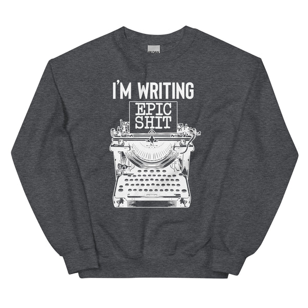 Sweatshirt - Writing Epic Shit white ein Produkt von SCHIETKRAM