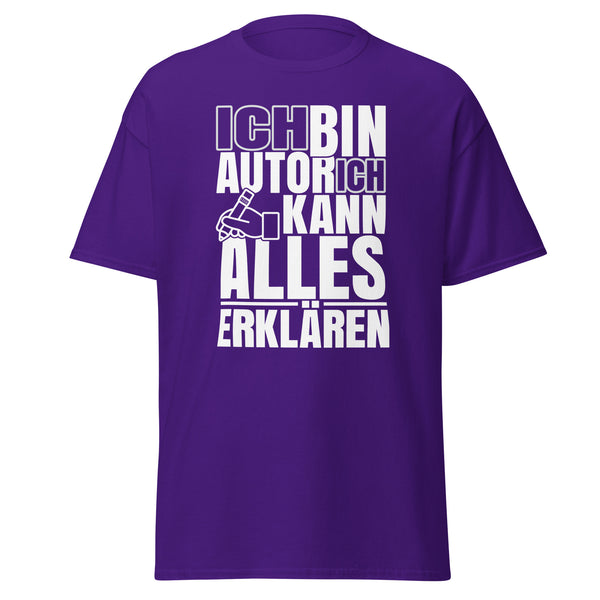 T-Shirt Classic - Ich kann alles erklären white ein Produkt von SCHIETKRAM