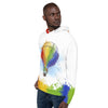 Allover Print Hoodie - Prideballon white by Wanderkraehe ein Produkt von SCHIETKRAM
