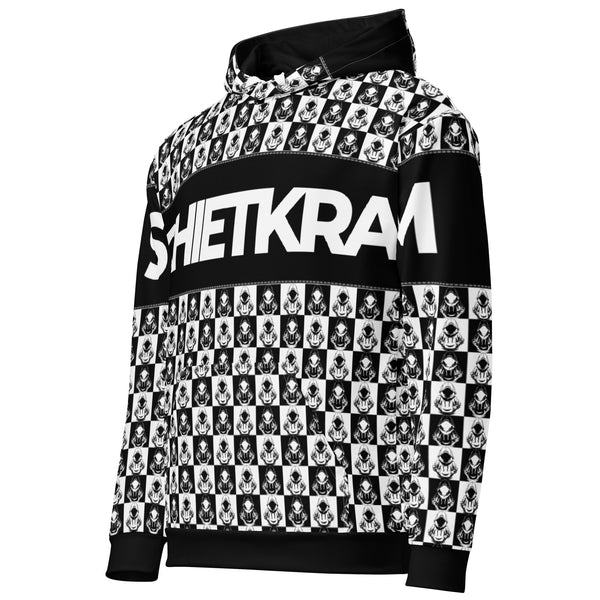 Allover Print Hoodie - Chess dark ein Produkt von SCHIETKRAM