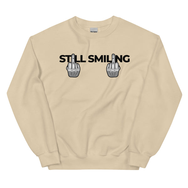 Sweatshirt - Still Smiling black ein Produkt von SCHIETKRAM