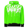 Allover Print Hoodie - Green Message ein Produkt von SCHIETKRAM