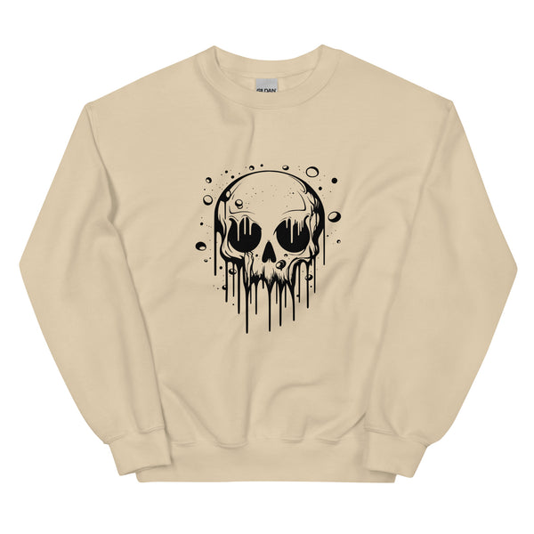 Sweatshirt - Melting Skull black ein Produkt von SCHIETKRAM