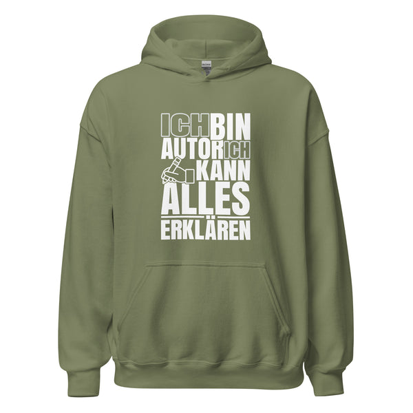 Hoodie Classic - Ich kann alles erklären white ein Produkt von SCHIETKRAM