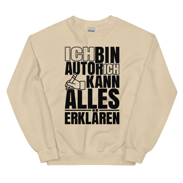Sweatshirt - Ich kann alles erklären black ein Produkt von SCHIETKRAM