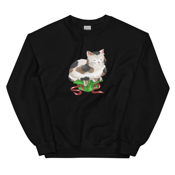 Sweatshirt - Weihnachts-Katze Geschenk by Wanderkraehe ein Produkt von SCHIETKRAM