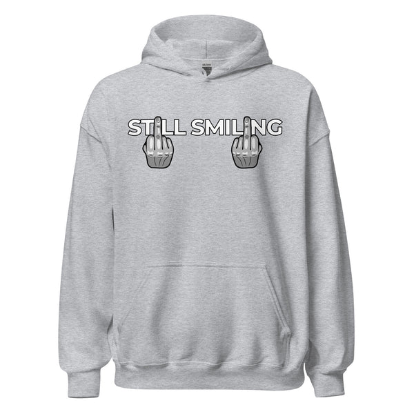 Hoodie Classic - Still Smiling white ein Produkt von SCHIETKRAM