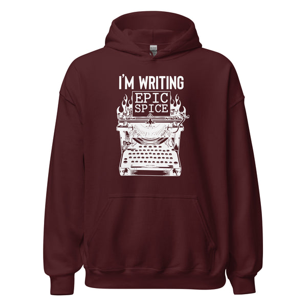 Hoodie Classic - I'm writing epic spice white ein Produkt von SCHIETKRAM