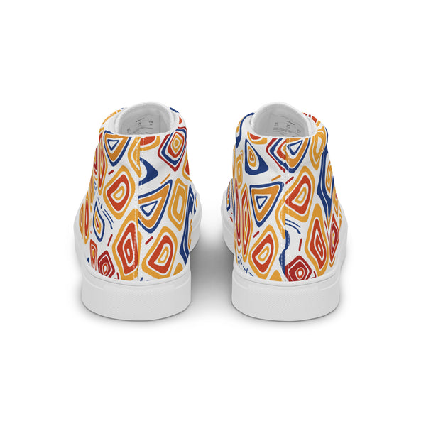 Canvas High-Top Sneaker - Africa white ein Produkt von SCHIETKRAM